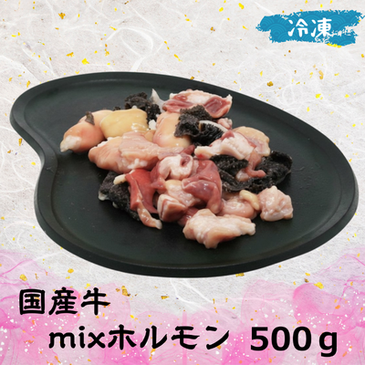 国産牛 ミックスホルモン (冷凍) 500g